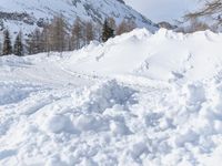 Winter Road in the German Alps