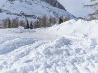 Winter Road in the German Alps