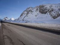 Winter Road in the German Alps