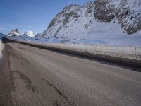 Winter Road in the German Alps