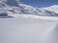 Winter Road in the Alps of France