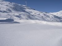 Winter Road in the Alps of France