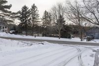 Winter Road in Ontario, Canada