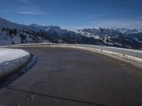 Winter Road in the German Highlands