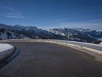 Winter Road in the German Highlands