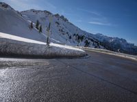 Winter Road in the German Highlands