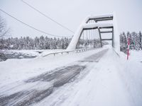 Winter Road in Sweden