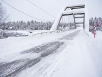 Winter Road in Sweden