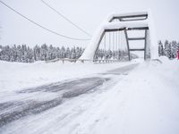 Winter Road in Sweden