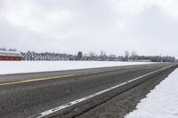 Winter Scene of Canadian Farm in Uxbridge 001