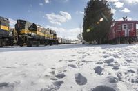 Winter Scene: Driving Through an Ontario Neighborhood