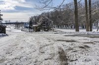 Winter Scene in Ontario, Canada