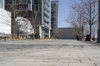 Winter in a Suburban Neighborhood in Toronto