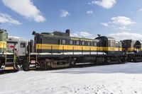 Winter Train Ride in Ontario, Canada