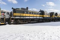 Winter Train Ride in Ontario, Canada