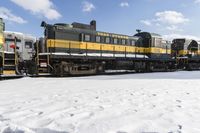 Winter Train Ride in Ontario, Canada