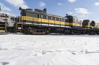 Winter Train Ride in Ontario, Canada