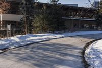 Winter Urban Landscape in Ontario