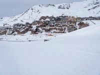 Winter View of the Mountains in Europe