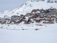 Winter View of the Mountains in Europe