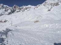 Winter View of the French Alps