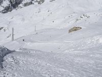 Winter View of the French Alps