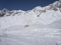 Winter View of the French Alps