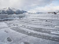 Winter View of German Mountains
