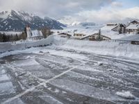 Winter View of German Mountains