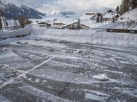 Winter View of German Mountains