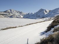 Winter Wonderland in the Highland Mountain Landforms