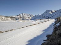 Winter Wonderland in the Highland Mountain Landforms