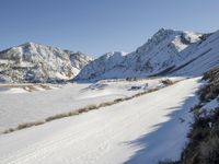 Winter Wonderland in the Highland Mountain Landforms
