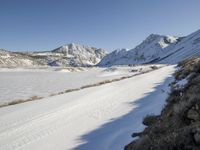 Winter Wonderland in the Highland Mountain Landforms