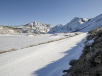 Winter Wonderland in the Highland Mountain Landforms