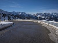 Wintery Landscape in Germany: Mountains Covered in Snow