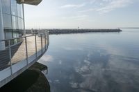 Coastal Boardwalk in Milwaukee, Wisconsin