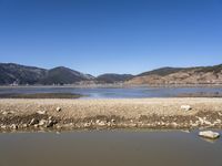 Yunnan Lake Mountain Landscape Ocean 002