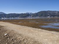 Yunnan Landscape: Mountain Range under a Clear Sky