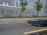 Zaragoza, Spain: Architecture, Metal Walls, Road and Clear Sky