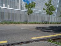 Zaragoza, Spain: Architecture, Metal Walls, Road and Clear Sky