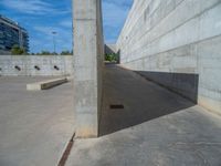 Zaragoza, Spain: Cityscape with Concrete Walls