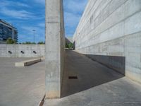 Zaragoza, Spain: Cityscape with Concrete Walls