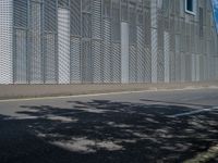 Zaragoza, Spain: A Contemporary Wall Against the Sky