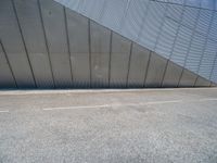 Zaragoza, Spain: Futuristic Metal Wall