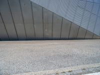 Zaragoza, Spain: Futuristic Metal Wall