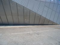 Zaragoza, Spain: Futuristic Metal Wall