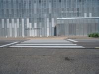 Zaragoza, Spain: Metal Wall in an Urban Scene