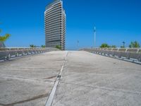 Zaragoza, Spain: Straight Road with Modern Architecture