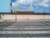 Zaragoza, Spain: Zebra Crossing and Traffic Lights